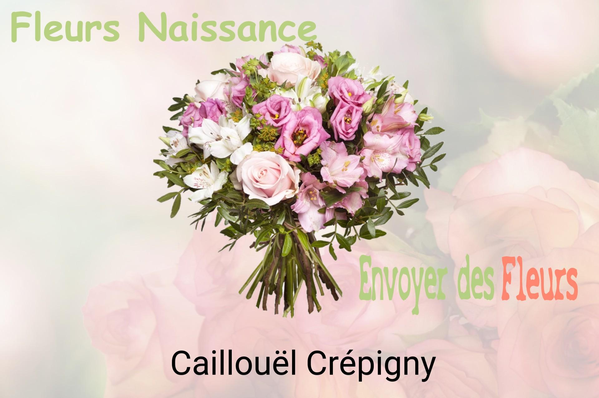 Bouquet de fleurs de naissance livré à Caillouël-Crépigny
